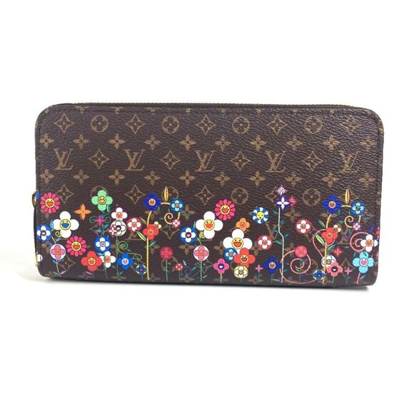 LOUIS VUITTON M14162 Monogram Japan limited Takashi Murakami Zippy Wallet - Picture 1 of 13